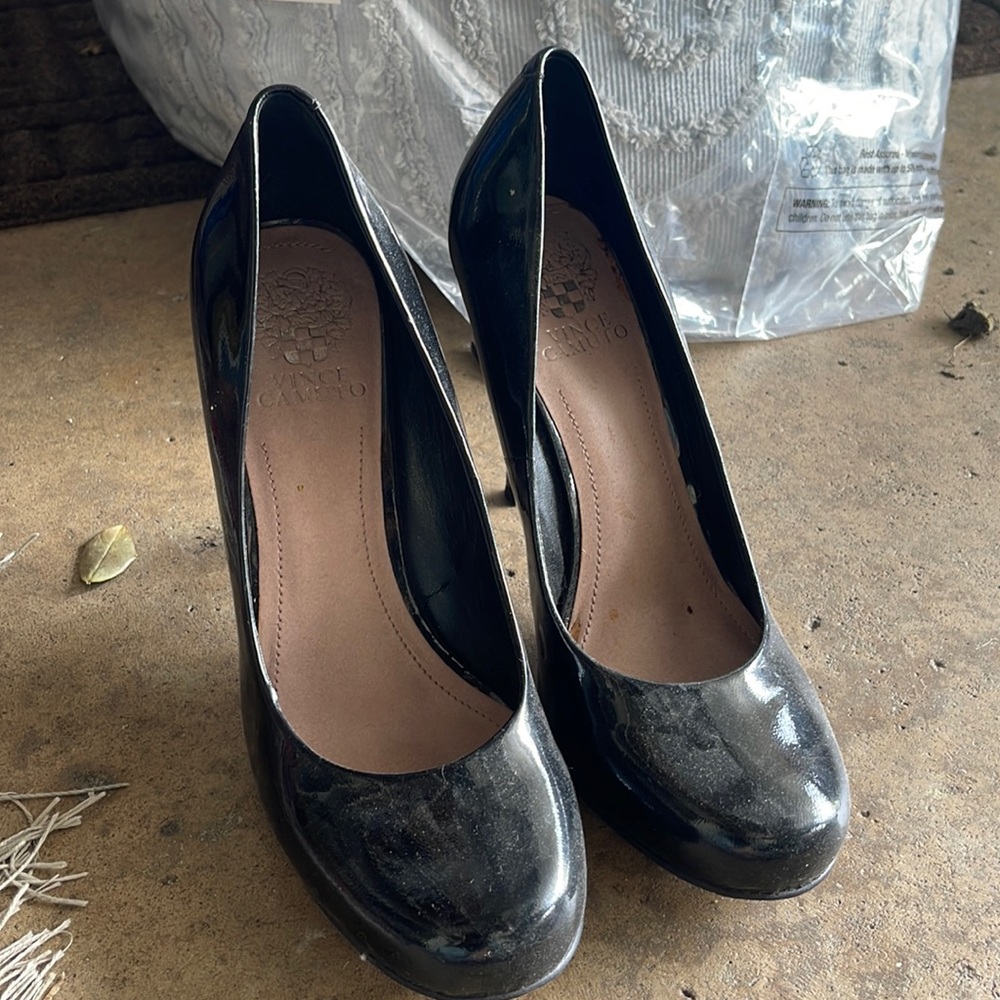 Black Patent Leather Pumps